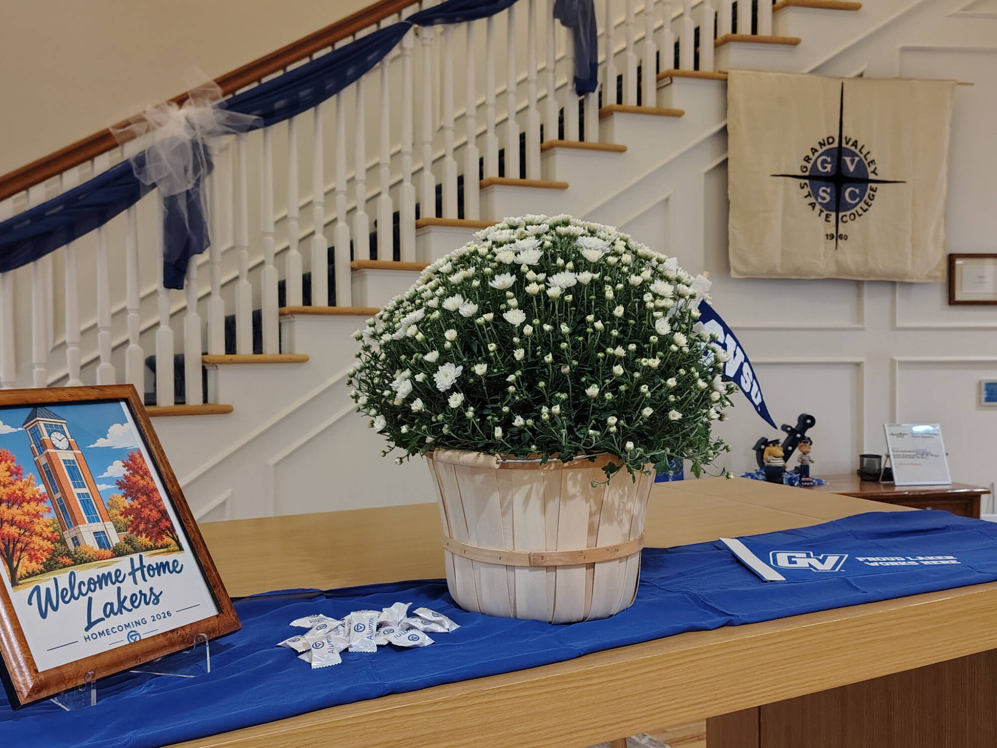Photo of homecoming decorations